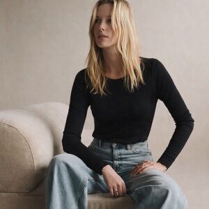 Sitka × Stanfield’s • Crewneck Thermal Long Sleeve • Black • Wool / Nylon • M